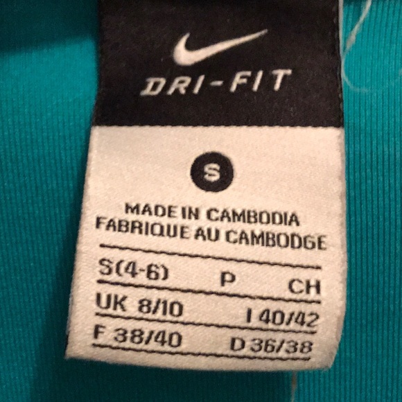 Nike Women’s Lightweight Jacket - Teal - Sz Small - Picture 2 of 2